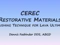 CEREC Restorative Materials - Polishing Lava Ultimate